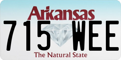 AR license plate 715WEE