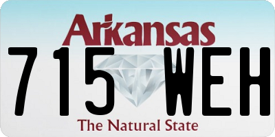 AR license plate 715WEH