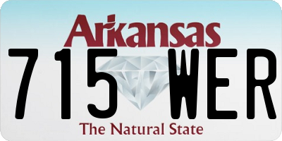AR license plate 715WER