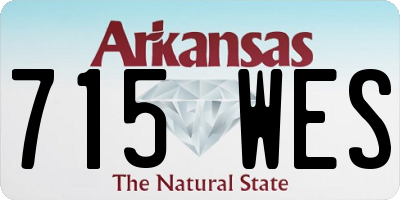 AR license plate 715WES