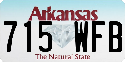 AR license plate 715WFB