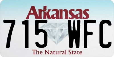 AR license plate 715WFC