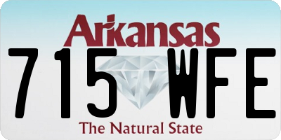 AR license plate 715WFE