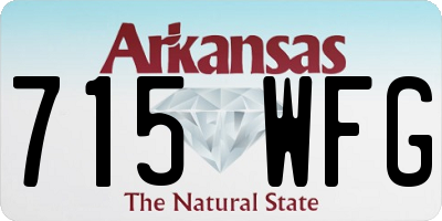 AR license plate 715WFG