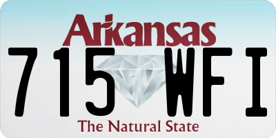 AR license plate 715WFI