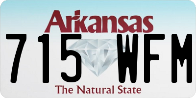 AR license plate 715WFM