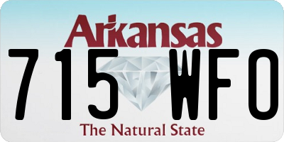 AR license plate 715WFO
