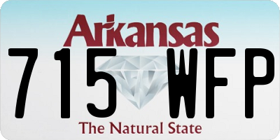 AR license plate 715WFP