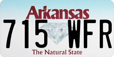 AR license plate 715WFR