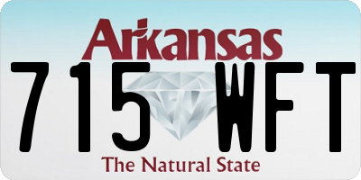 AR license plate 715WFT