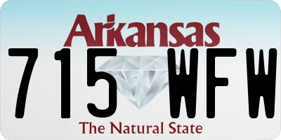 AR license plate 715WFW