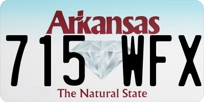 AR license plate 715WFX