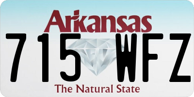 AR license plate 715WFZ