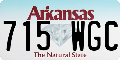 AR license plate 715WGC