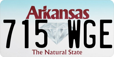 AR license plate 715WGE