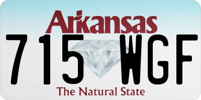 AR license plate 715WGF