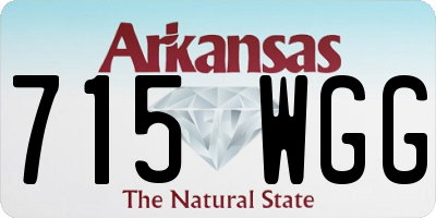 AR license plate 715WGG