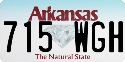 AR license plate 715WGH