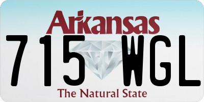 AR license plate 715WGL