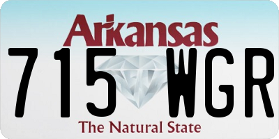 AR license plate 715WGR