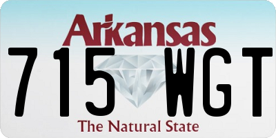 AR license plate 715WGT