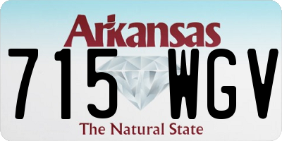 AR license plate 715WGV