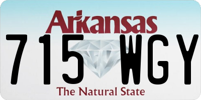 AR license plate 715WGY