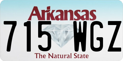 AR license plate 715WGZ