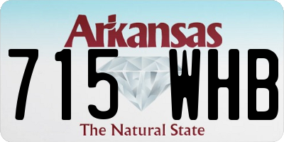 AR license plate 715WHB