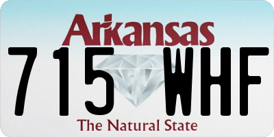 AR license plate 715WHF