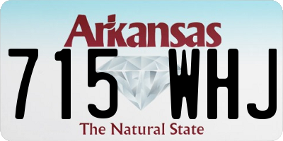 AR license plate 715WHJ