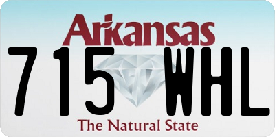 AR license plate 715WHL