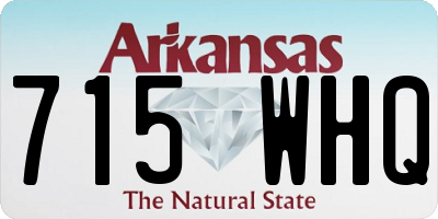 AR license plate 715WHQ