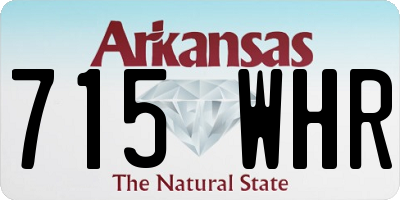 AR license plate 715WHR