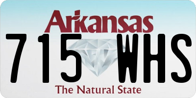 AR license plate 715WHS
