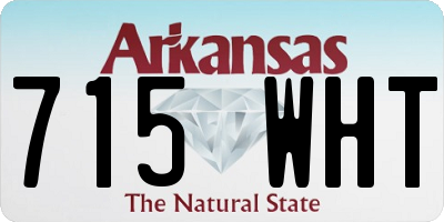 AR license plate 715WHT
