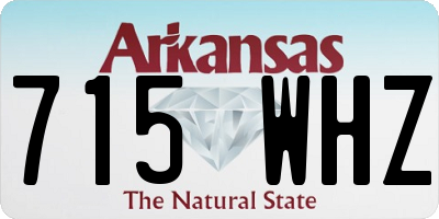 AR license plate 715WHZ