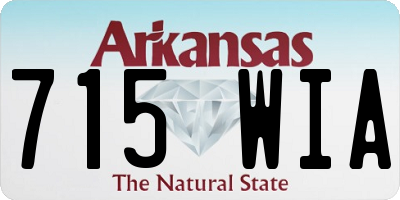 AR license plate 715WIA