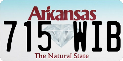 AR license plate 715WIB