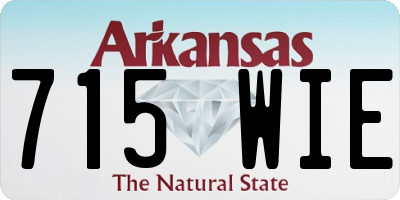AR license plate 715WIE