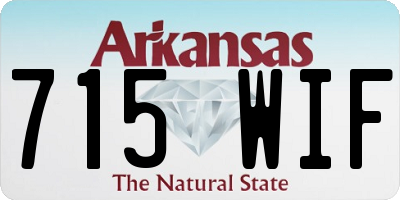 AR license plate 715WIF
