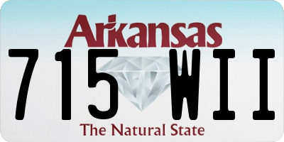 AR license plate 715WII