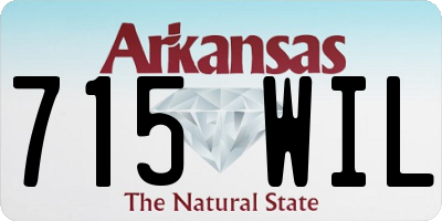 AR license plate 715WIL