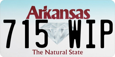 AR license plate 715WIP