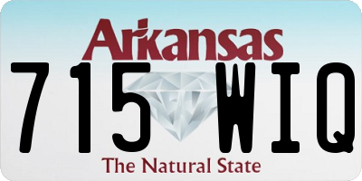 AR license plate 715WIQ