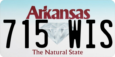AR license plate 715WIS