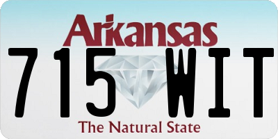 AR license plate 715WIT