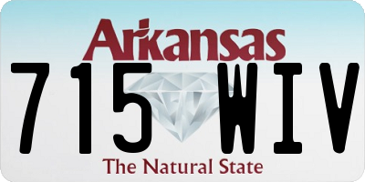 AR license plate 715WIV