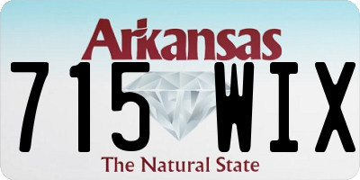 AR license plate 715WIX