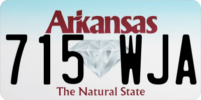 AR license plate 715WJA